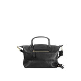 Astrid 2-Way Handbag with Shoulder Strap Jet Black